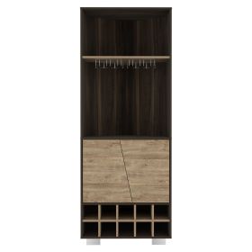 Corner Bar Cabinet Albarr, Living Room, Dark Oak / Pine