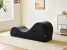Solace Yoga Chaise Lounge Chair for Stretching, Relaxation & Exercise, Ergonomic Design with Soft Yet Firm High-Density Foam Core