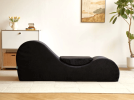 Solace Yoga Chaise Lounge Chair for Stretching, Relaxation & Exercise, Ergonomic Design with Soft Yet Firm High-Density Foam Core