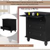 U_STYLE 3-Drawer Storage Wood Cabinet, End Table with Pull out Tray (As Same As WF296671AAB)