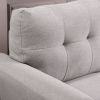 Modern Living Room Sofa Set Linen Upholstered Couch Furniture for Home or Office ,Light Grey,(2+3-Seat,Old Sku:SG000367AAA)
