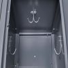 3 Door 72"H Metal Lockers With Lock for Employees,Storage Locker Cabinet for Home Gym Office School Garage,Gray