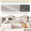 U_Style Modern Large L-Shape Modular Sectional Sofa for Living Room, Bedroom, Salon, 2 Piece Free Combination, Simplified Style(old sku:WY000356AAA)