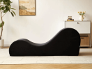 Solace Yoga Chaise Lounge Chair for Stretching, Relaxation & Exercise, Ergonomic Design with Soft Yet Firm High-Density Foam Core