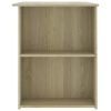 Desk Sonoma Oak 43.3"x23.6"x28.7" Engineered Wood