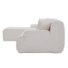 U_Style Modern Large L-Shape Modular Sectional Sofa for Living Room, Bedroom, Salon, 2 Piece Free Combination, Simplified Style(old sku:WY000356AAA)
