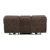 Plush Modern Living Room Sofa Set 3pc Power Reclining Sofa Loveseat Chair Brown Microfiber Upholstery USB port Solid Wood Frame Furniture