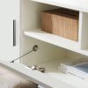 QuickassembleFashionTVstand,TVCabinet,entertainment center TV station,TVconsole,console with LED light belt, light belt can be remote control