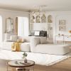 U_Style Modern Large L-Shape Modular Sectional Sofa for Living Room, Bedroom, Salon, 2 Piece Free Combination, Simplified Style(old sku:WY000356AAA)