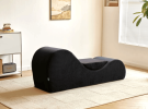 Solace Yoga Chaise Lounge Chair for Stretching, Relaxation & Exercise, Ergonomic Design with Soft Yet Firm High-Density Foam Core
