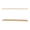 Floating Shelves 1.50" H, with 2 Shelf, Light Pine