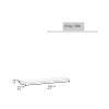 Floating Shelves 1.50" H, with 2 Shelf, Light Pine