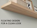 Floating Shelves 1.50" H, with 2 Shelf, Light Pine