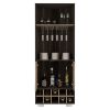 Corner Bar Cabinet Albarr, Living Room, Dark Oak / Pine