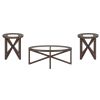 Modern simple glass coffee table