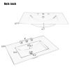 30" Bathroom Vanity with Sink Vintage Style, Multi-functional Storage Space, Door Shelf, Soft-closing Door, White