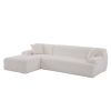 U_Style Modern Large L-Shape Modular Sectional Sofa for Living Room, Bedroom, Salon, 2 Piece Free Combination, Simplified Style(old sku:WY000356AAA)