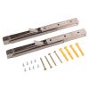 12" Folding Shelf Brackets Heavy Duty Stainless Steel Collapsible Shelf Bracket for Table Work Bench Space Saving DIY Wall Mounted Bracket Max Load 33