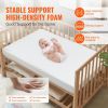 VEVOR Crib Mattress, Two-sided Breathable Toddler Mattress of Memory Foam