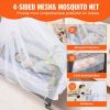 VEVOR Baby Bassinet, 12-Level Height Adjustable Easy to Fold Portable Baby Bassinet Bedside Sleeper with Storage Basket & Wheels