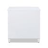 Dauphin 3-Drawer Accent End Table, Grey Cashmere Wood