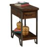 Modern Rustic Design 1pc Side Table / Nightstand Multi-Colored Panels Oak Finish USB Outlet Sofa Side Table Home Furniture
