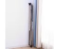 SOGA 2.4m Portable Standing Clothes Drying Rack Foldable Space-Saving Laundry Holder with Wheels