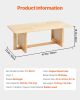 Rattan Coffee Table Rectangle Rattan Coffee Table 1-Tier for Living Room