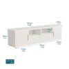 QuickassembleFashionTVstand,TVCabinet,entertainment center TV station,TVconsole,console with LED light belt, light belt can be remote control
