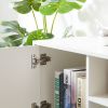 QuickassembleFashionTVstand,TVCabinet,entertainment center TV station,TVconsole,console with LED light belt, light belt can be remote control