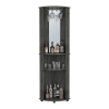 Corner Bar Cabinet Rialto, Living Room, Smokey Oak