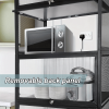 4-Tier Bakers Racks for Kitchens, Kitchen Storage Cabinets, Microwave Stand, Kitchen Shelves for Spices