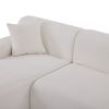 U_Style Modern Large L-Shape Modular Sectional Sofa for Living Room, Bedroom, Salon, 2 Piece Free Combination, Simplified Style(old sku:WY000356AAA)
