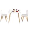 VEVOR Kids Table and 2 Chairs Set, Toddler Table and Chair Set, Children Multi-Activity Table for Art, Craft, Reading, Learning, 1 Table and 2 Chairs