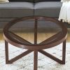 Modern simple glass coffee table
