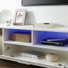 QuickassembleFashionTVstand,TVCabinet,entertainment center TV station,TVconsole,console with LED light belt, light belt can be remote control