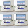 QuickassembleFashionTVstand,TVCabinet,entertainment center TV station,TVconsole,console with LED light belt, light belt can be remote control