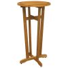Patio Bar Table √ò23.6"x41.3" Solid Wood Acacia