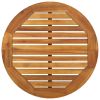 Patio Bar Table √ò23.6"x41.3" Solid Wood Acacia