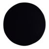 Classic 16 in. Solid Wood Round Side/End Table, Living Room Sofa Side Table, Home Decor Furniture, Black