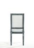 Leventis Cream Linen & Weathered Gray Finish Side Chair