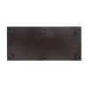 Two Door Glass Cabinet Glass Display Cabinet with 3 Shelves, Black