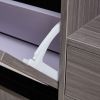 Modern minimalist storage cabinet, Japanese rattan shoe cabinet, bed top cabinet