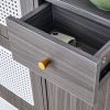 Modern minimalist storage cabinet, Japanese rattan shoe cabinet, bed top cabinet