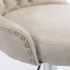 Swivel PU Barstools Adjusatble Seat Height from 25-33 Inch