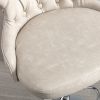 Swivel PU Barstools Adjusatble Seat Height from 25-33 Inch