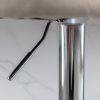 Swivel PU Barstools Adjusatble Seat Height from 25-33 Inch
