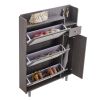 Modern minimalist storage cabinet, Japanese rattan shoe cabinet, bed top cabinet