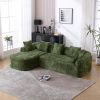 COOLMORE Boucle Sofa 3 Seater for Living Room Oversized Comfy Sofa L-Shape Sofa Couch with Chaise Home Furniture Sleeper Sectional Sofa for Apartment