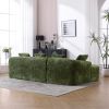 COOLMORE Boucle Sofa 3 Seater for Living Room Oversized Comfy Sofa L-Shape Sofa Couch with Chaise Home Furniture Sleeper Sectional Sofa for Apartment